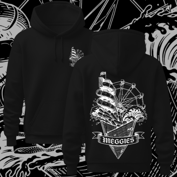 "meggies" t shirt black (copy)